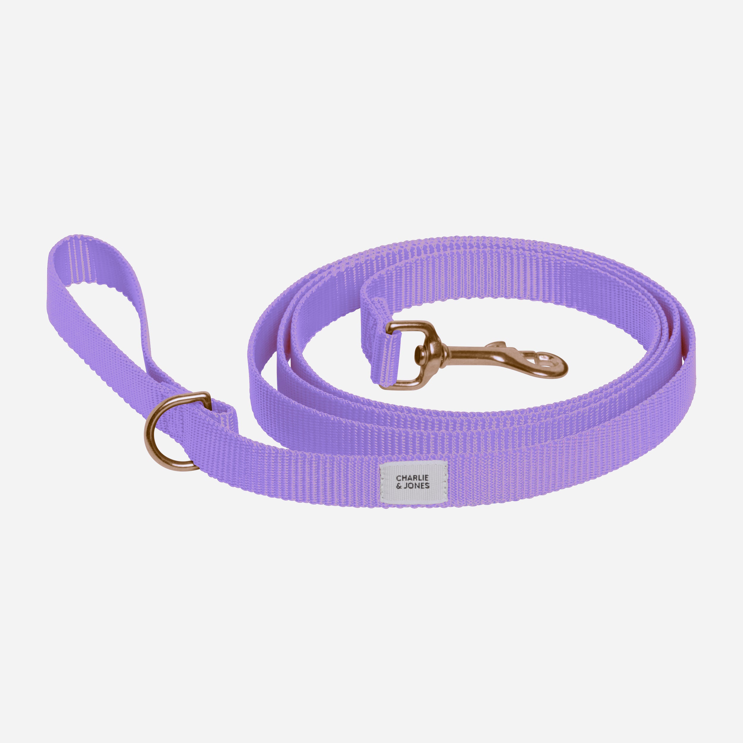 Leash with name Royal Blue