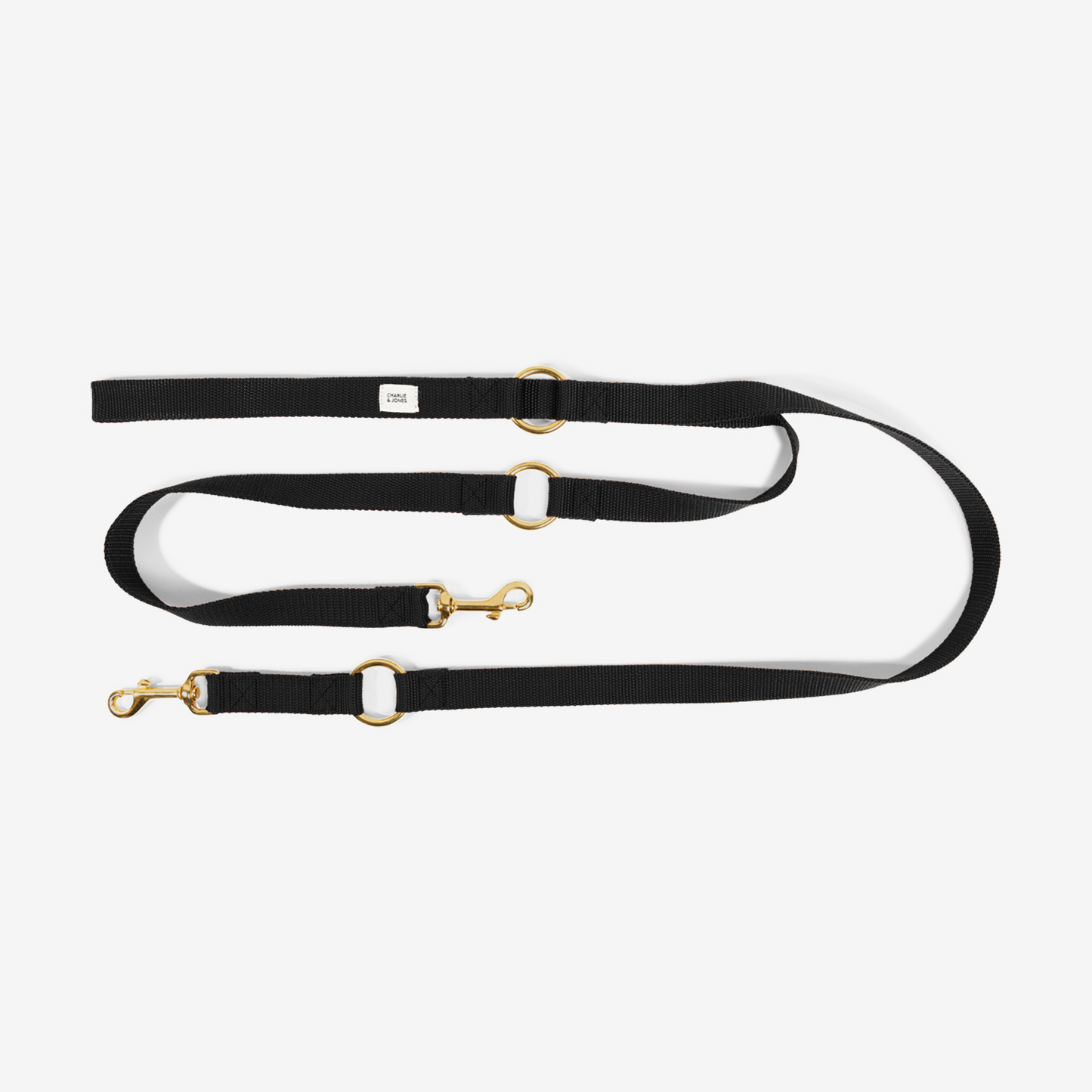 City Leash with name Black
