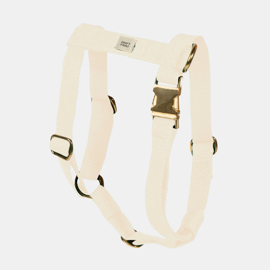 Harness with name Beige