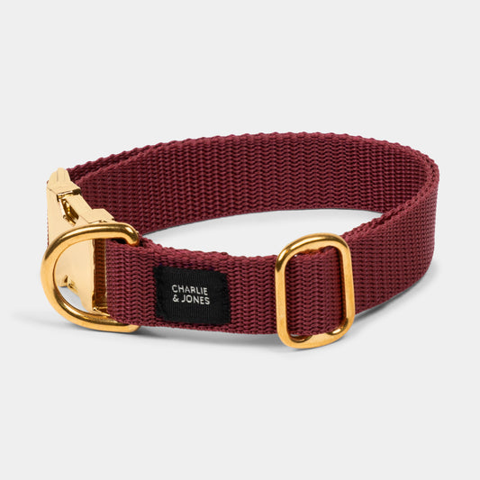 Collar with name Bordeaux Gold