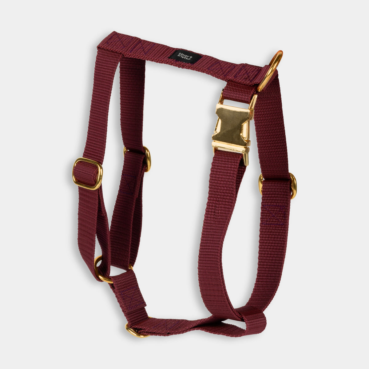 Harness with name Bordeaux Gold