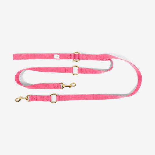 City Leash with name Soft Pink