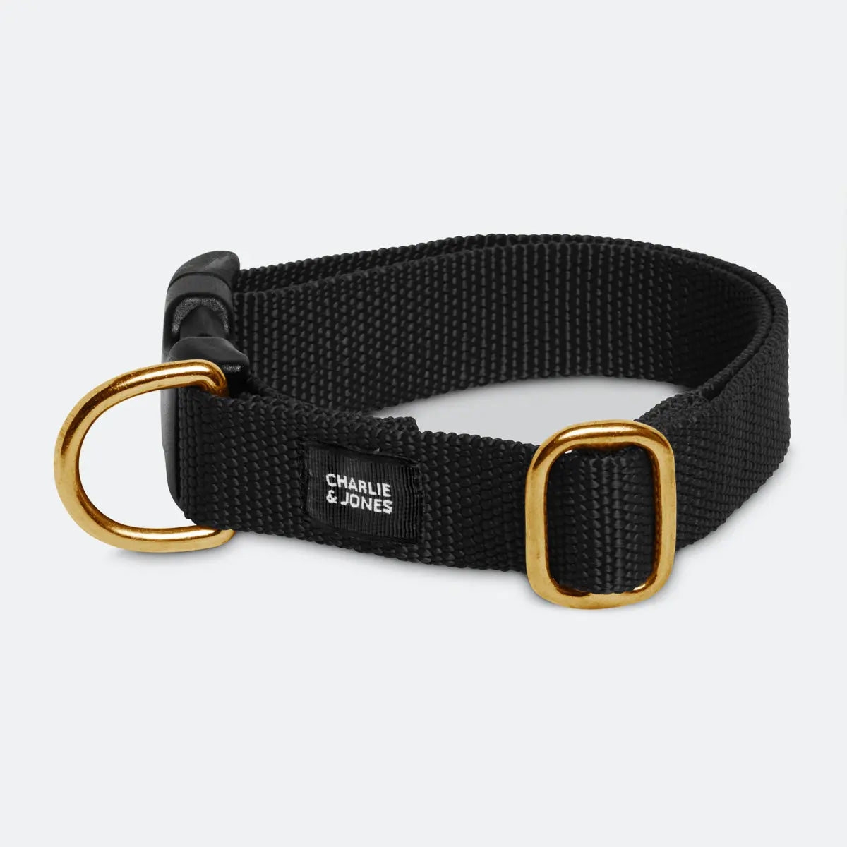 Halsband met naam Black Charliejoness