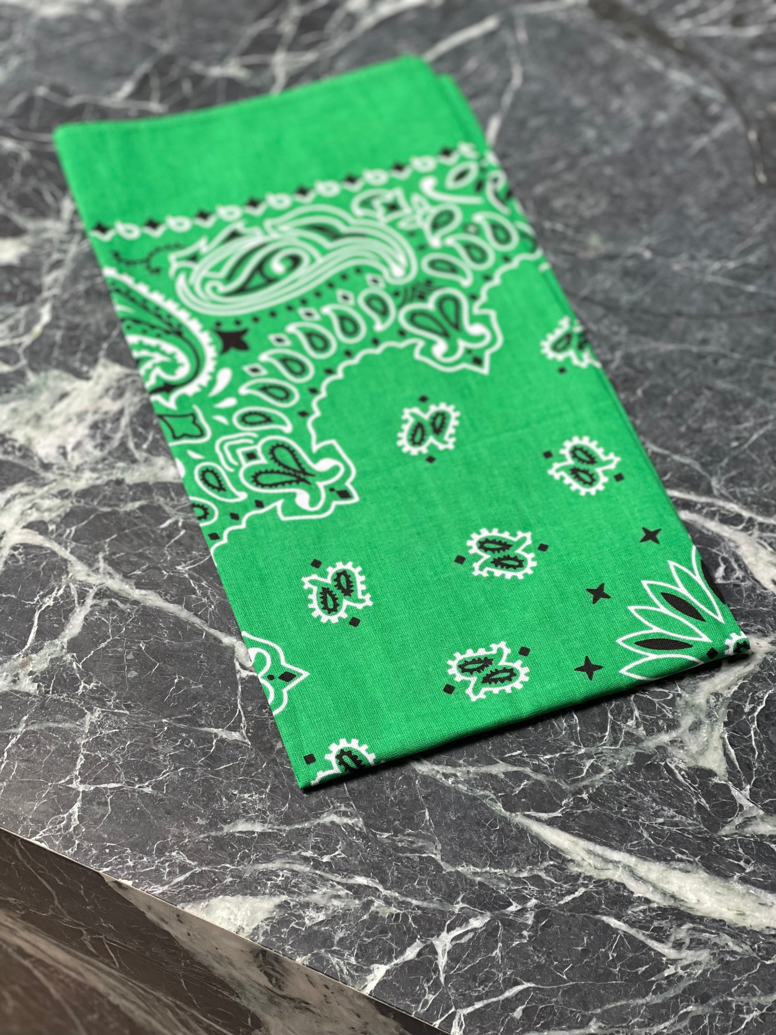 India Green Bandana met naam Charliejoness