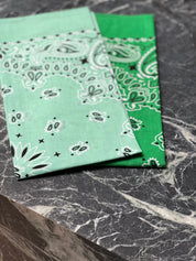 India Green Bandana met naam Charliejoness