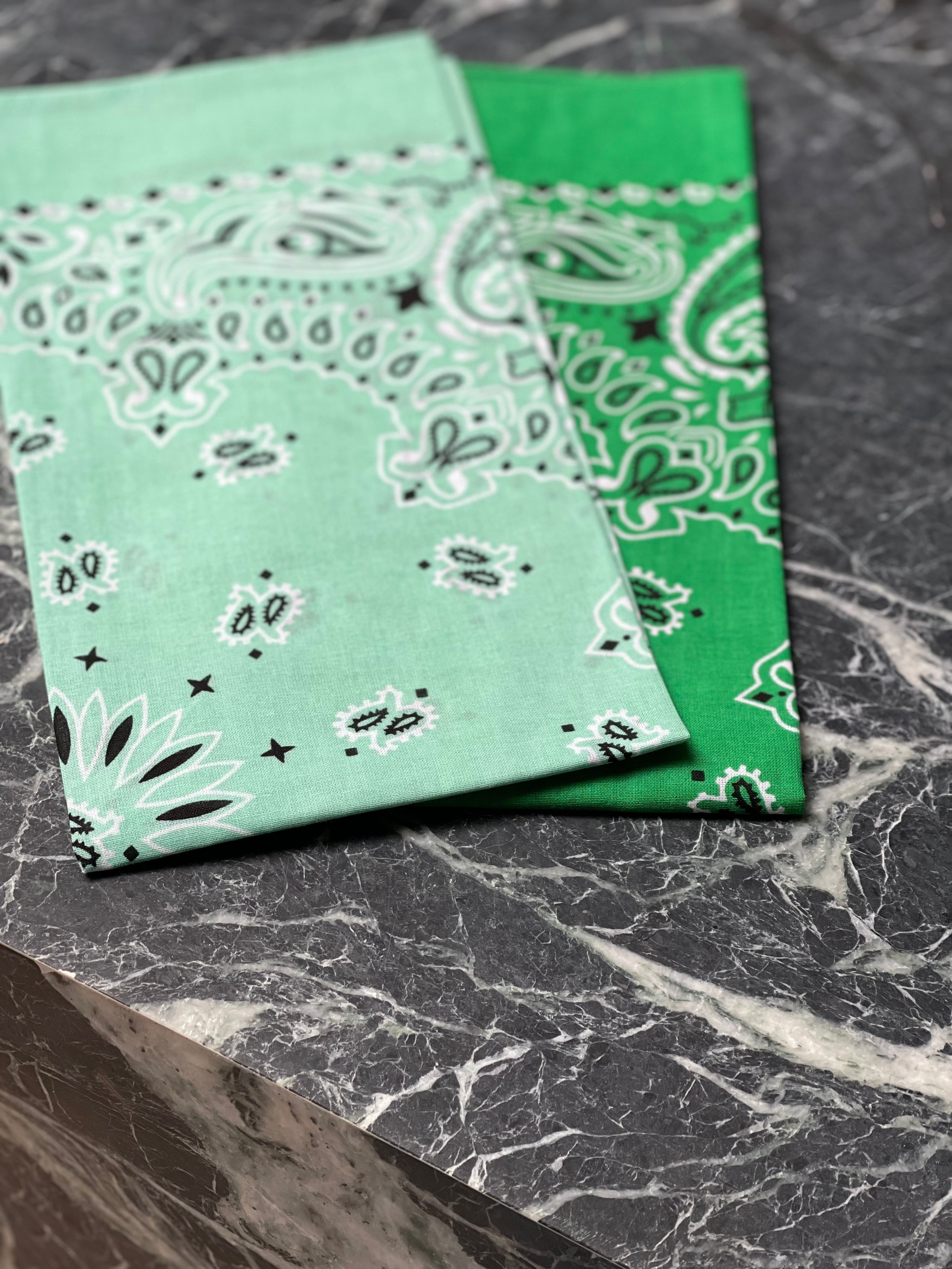 India Green Bandana met naam Charliejoness