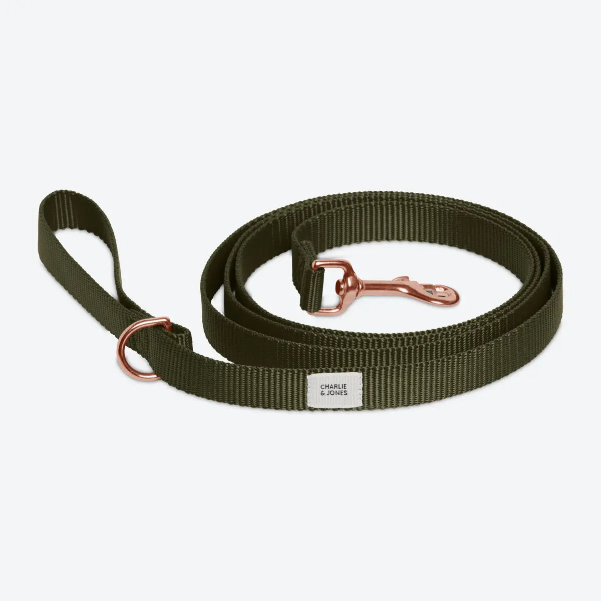 Limited Edition honden riem Olive Rosé Charliejoness