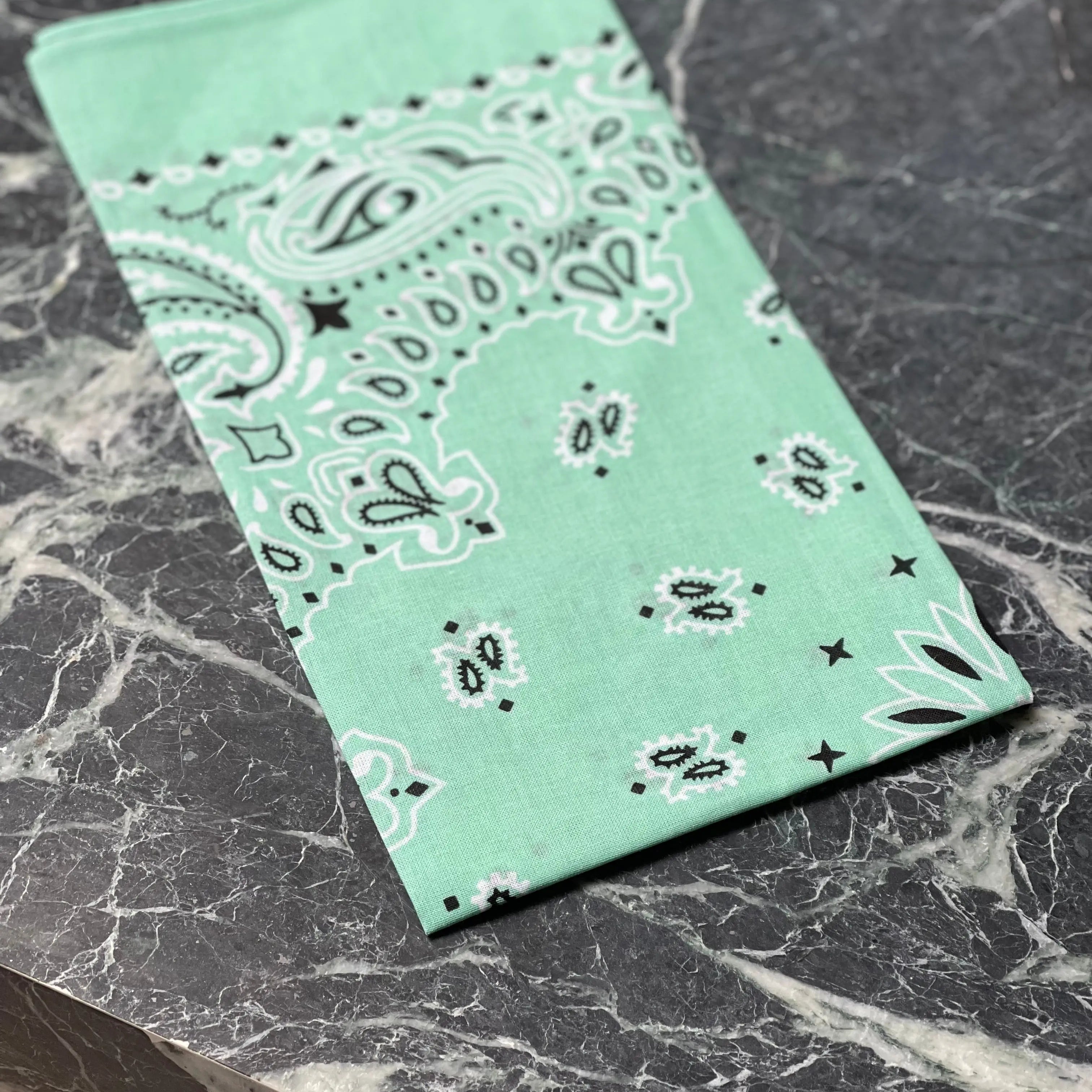 Pistache Bandana met naam Charliejoness