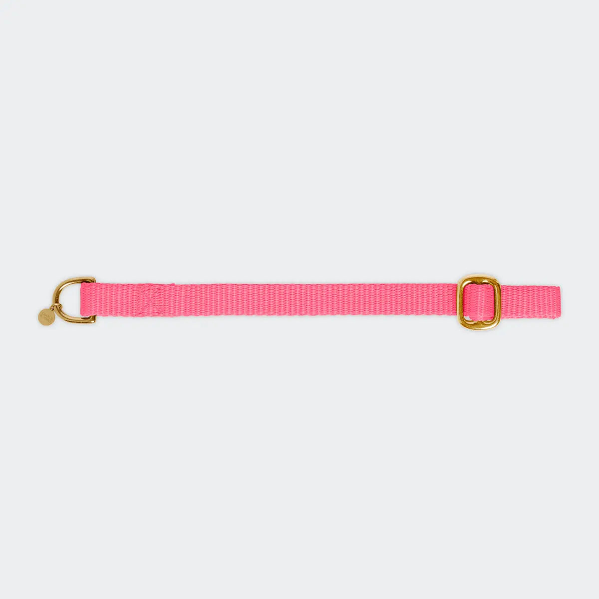 Puppy collar with name Soft Pink