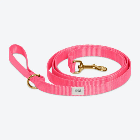 Riem met naam Soft Pink Charliejoness