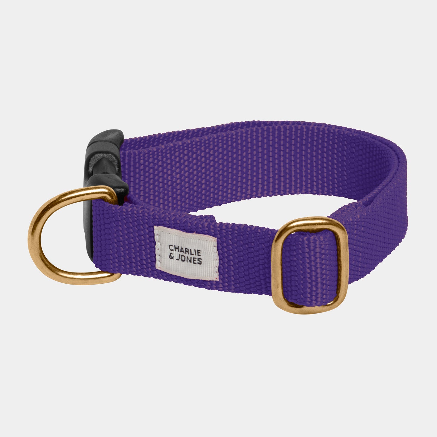 Collar with name Purple