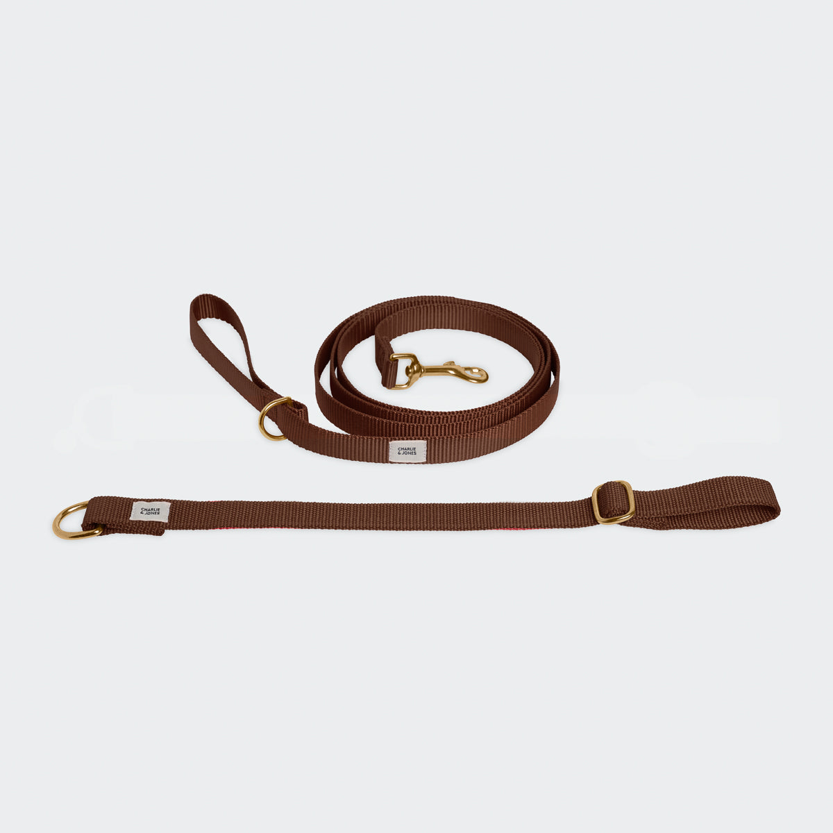 Leash with name Brown