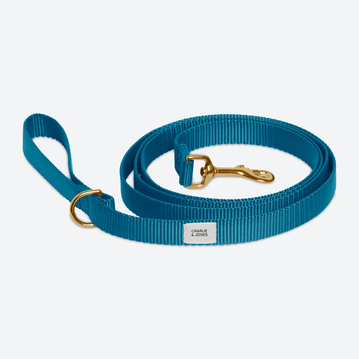 Leash with name Teal